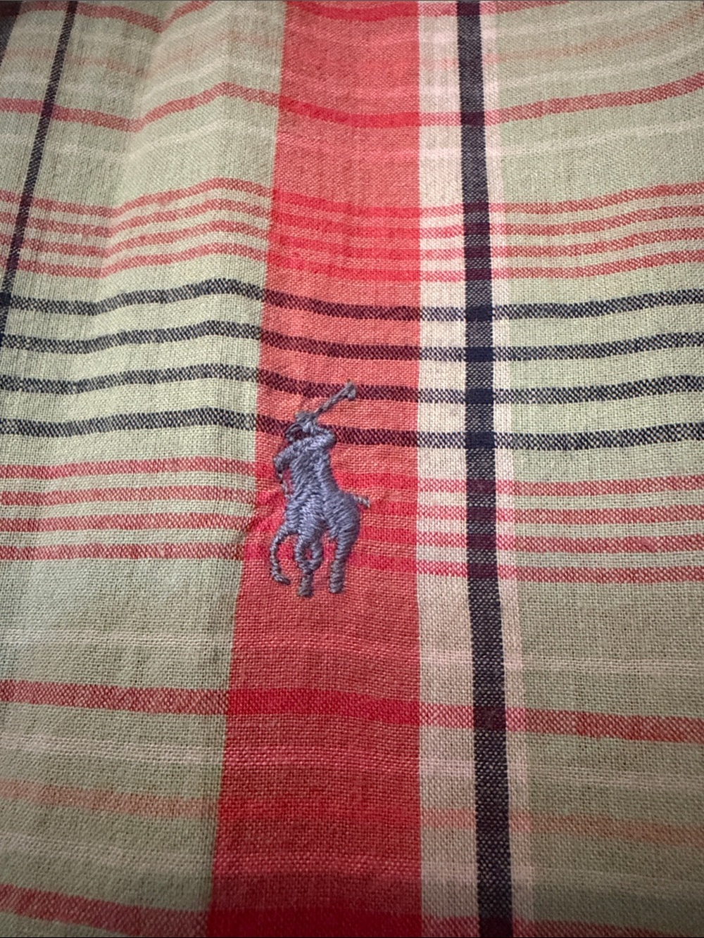 Ralph Lauren Short-Sleeve Plaid Button-Up Shirt - Pastel Multi - Picture 2 of 5